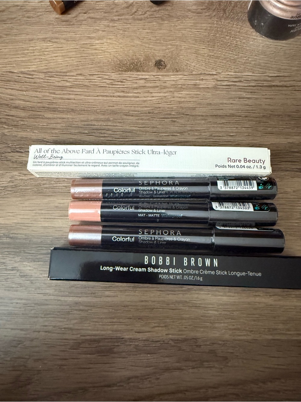 Brand new Sephora, Bobbi brown & rare beauty eyeshadow sticks
